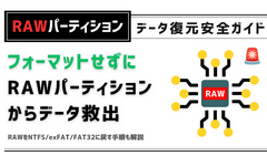RAW パーティション データ 復元